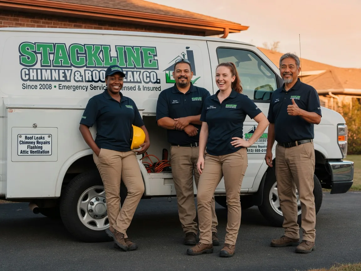 Chimney flashing repair company in Adena, OH